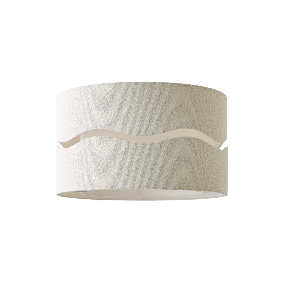 Livie Boucle XL Easy Fit Ceiling Floor Lamp Shade - Cream / Yes - Cream – image 5