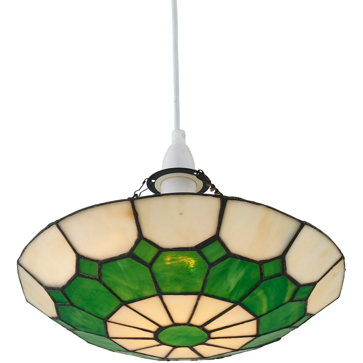 Totnes Easy Fit Glass Pendant Shade - Tiffany Decorated Glass – image 2