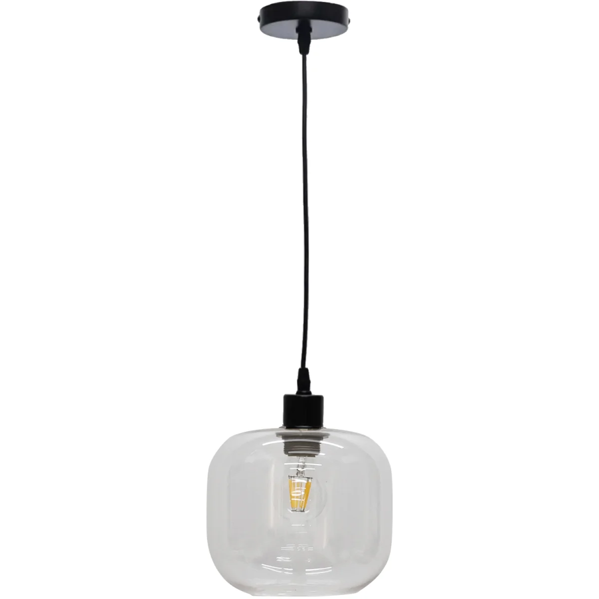 Bletch Easy Fit Glass Pendant Shade - Clear Glass – image 2