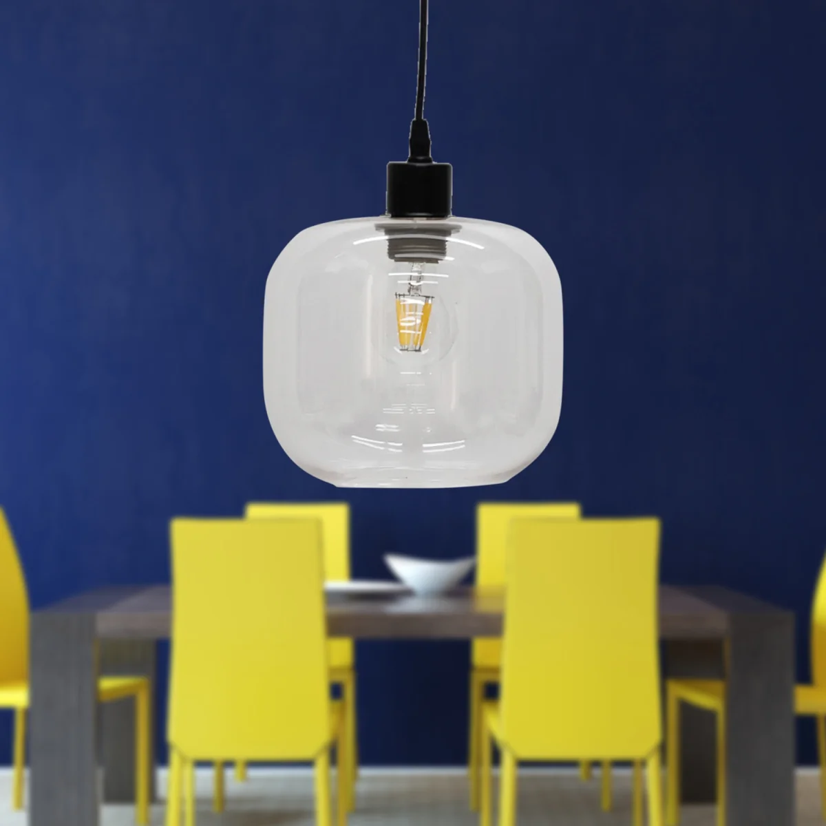 Bletch Easy Fit Glass Pendant Shade - Clear Glass – image 4