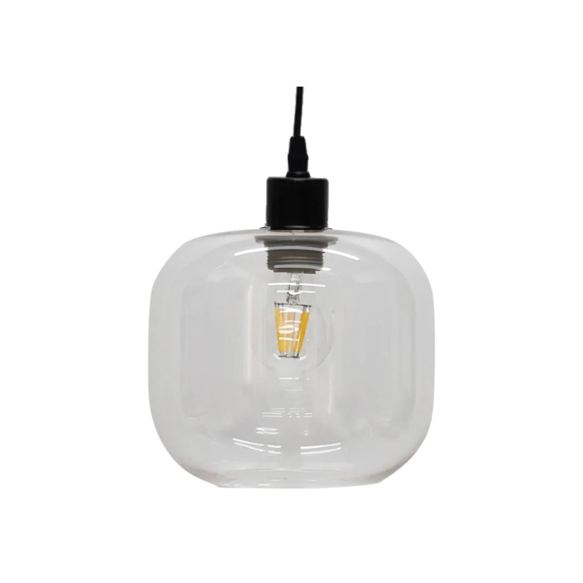 Bletch Easy Fit Glass Pendant Shade - Clear Glass – image 1