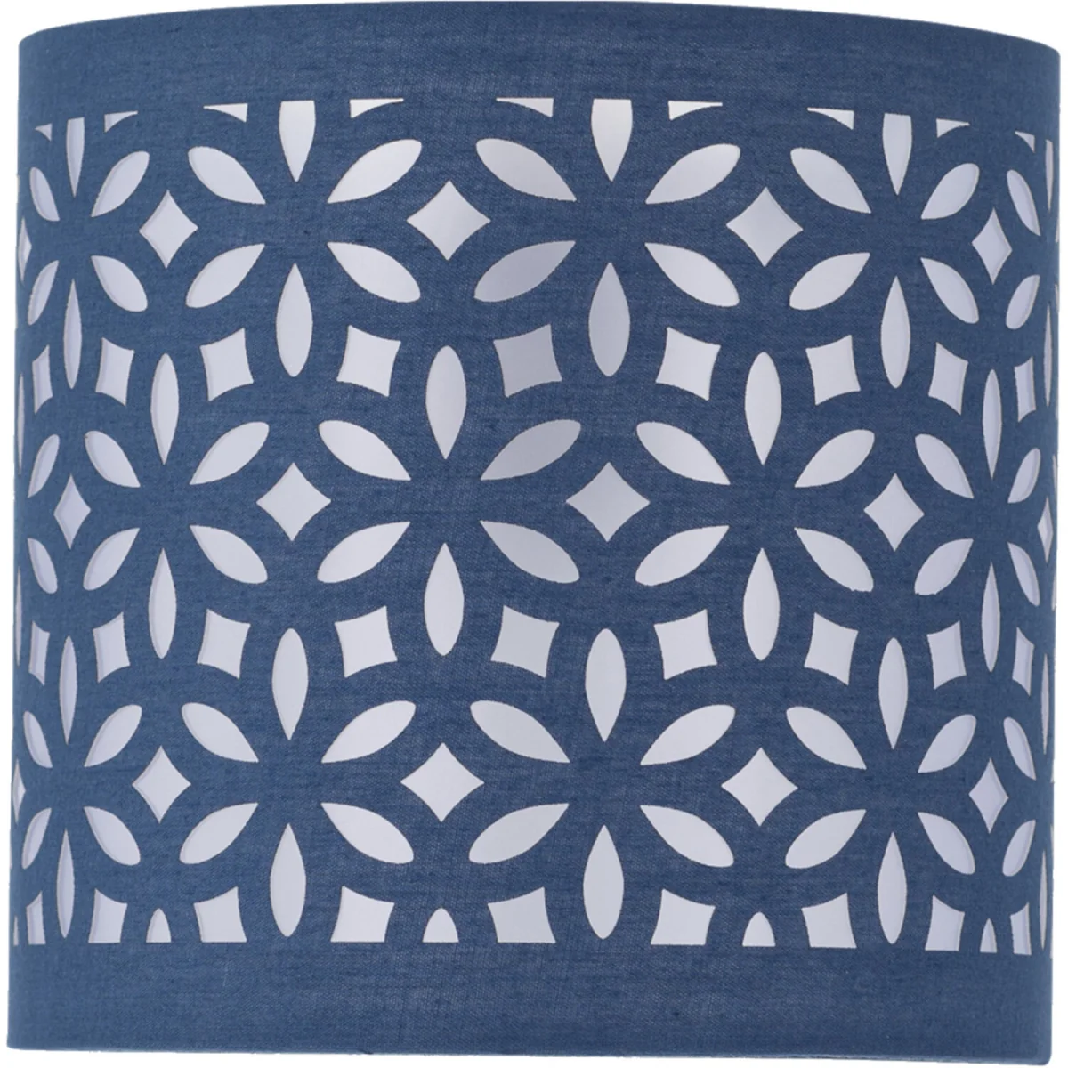 Laser Fabric Shade - Navy Blue Cut Out Cotton – image 3