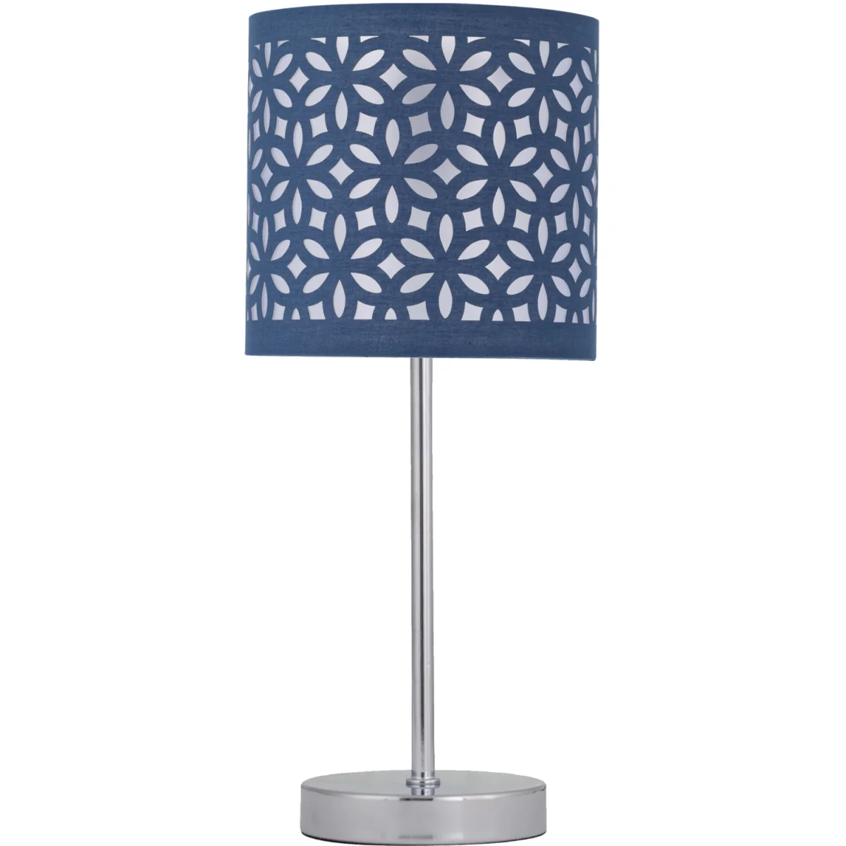 Laser Fabric Shade - Navy Blue Cut Out Cotton – image 6