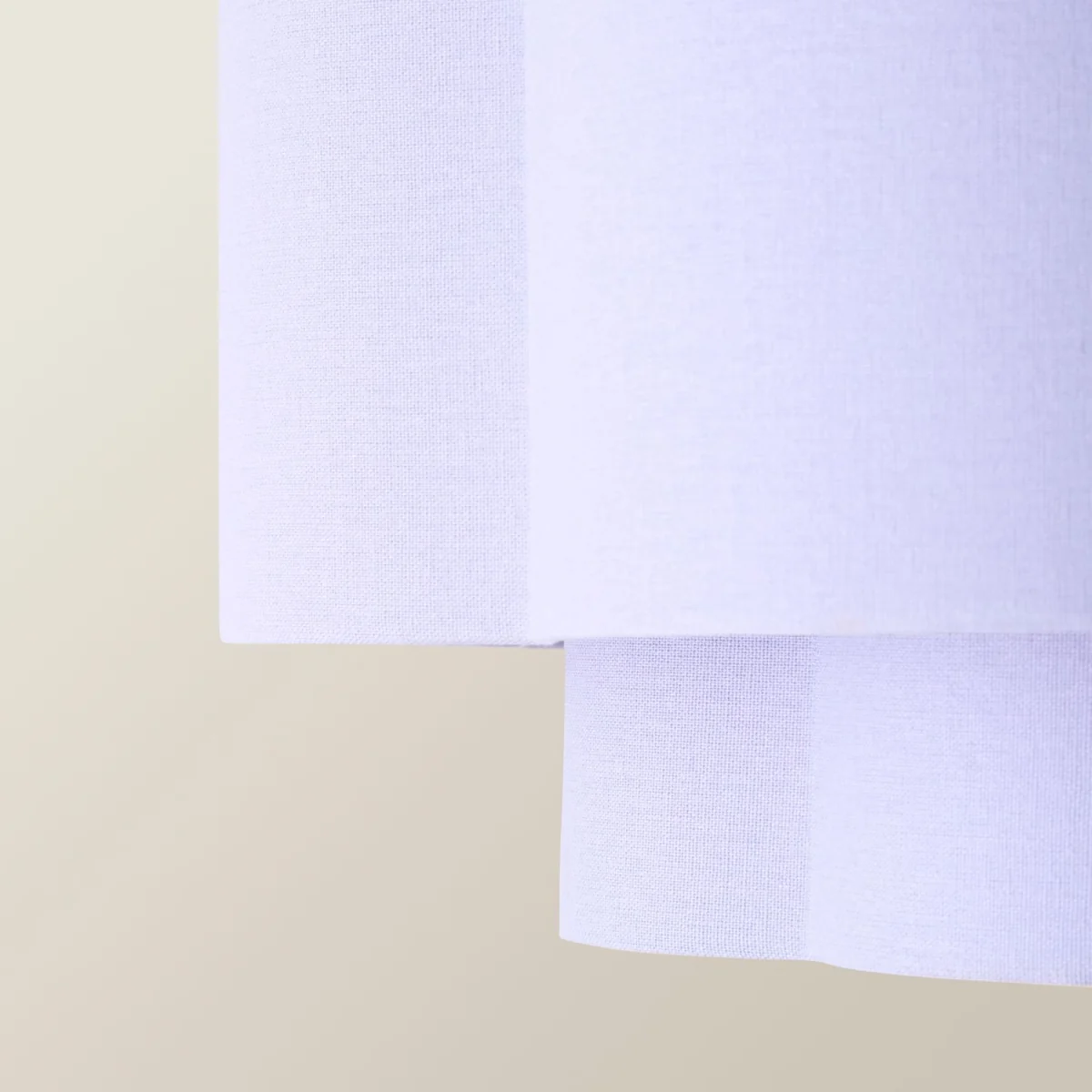 Nora 2 Tier Linen Scallop Shade - Lilac / No - Purple – image 6