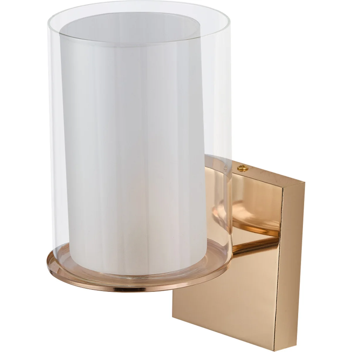 Durable Glass Lampshade Wall Light - Golden – image 5