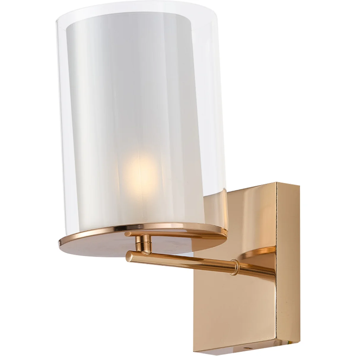Durable Glass Lampshade Wall Light - Golden – image 6