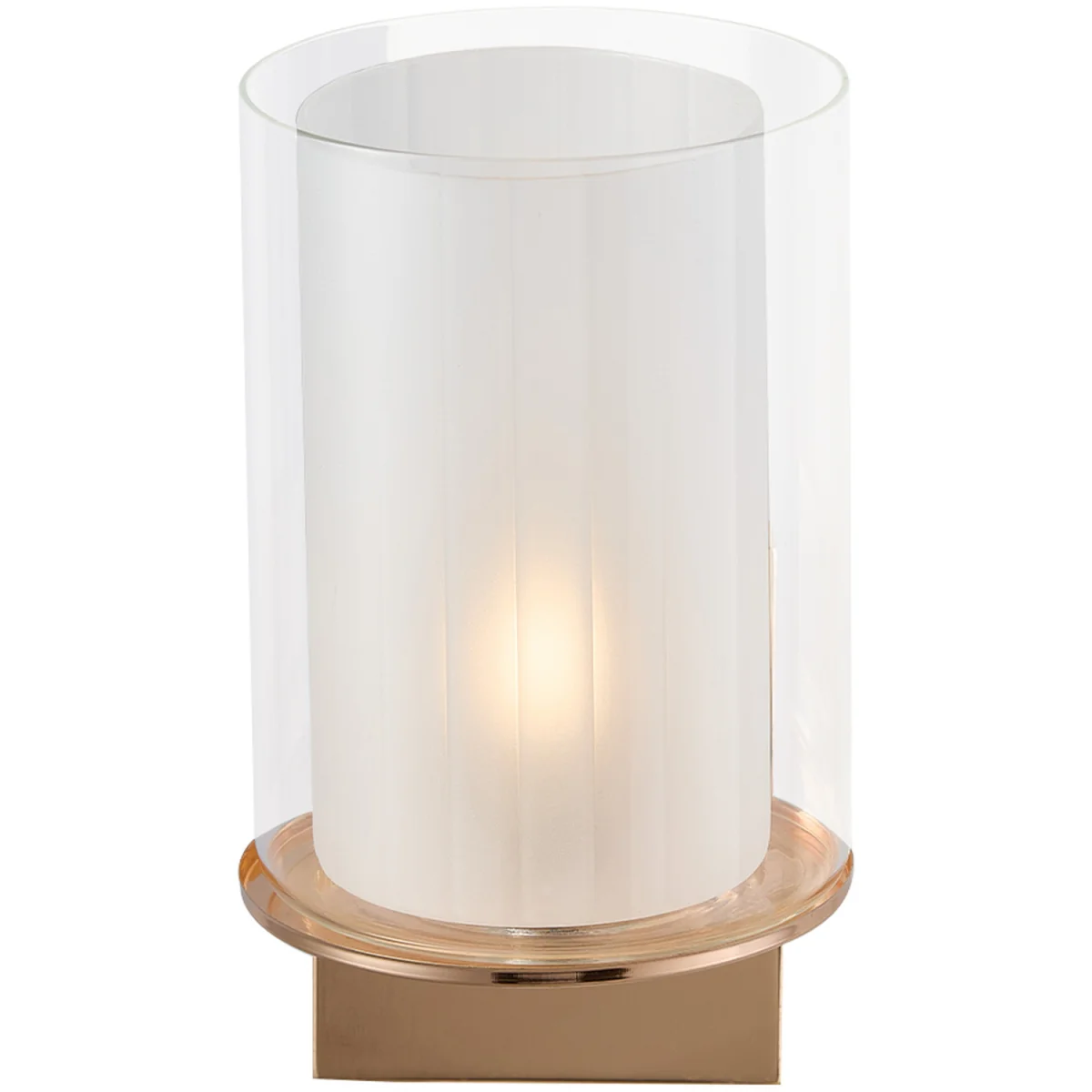Durable Glass Lampshade Wall Light - Golden – image 7