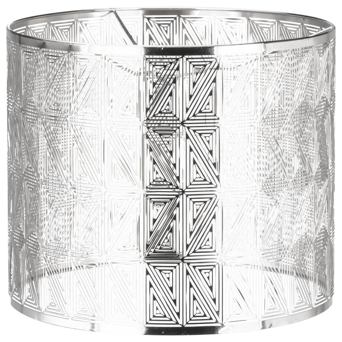 Geometric Cut Out Pendant - Silver – image 2
