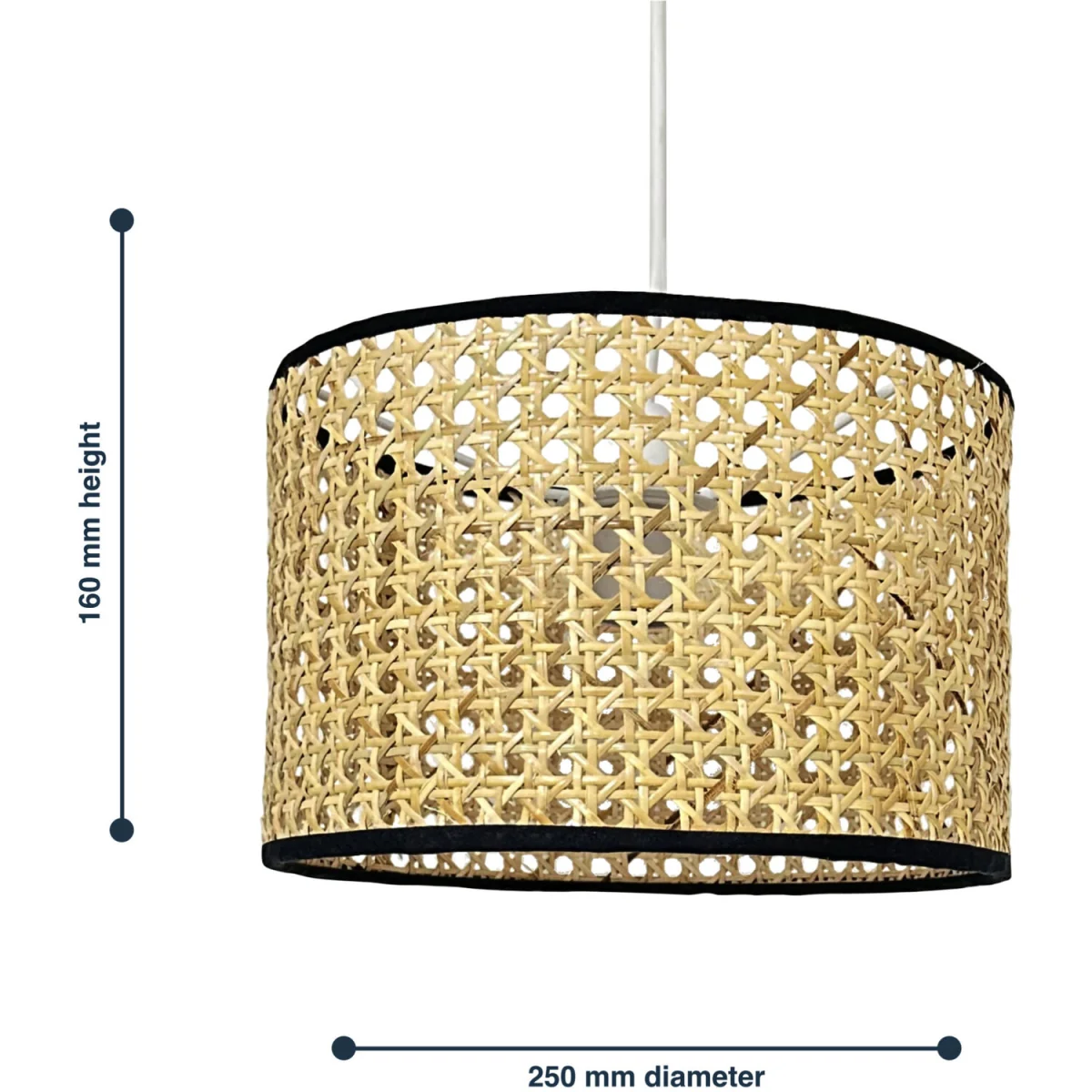 Kona Easy Fit Pendant Shade - Natural Rattan – image 2