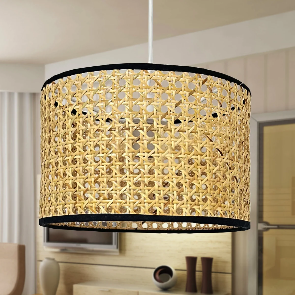 Kona Easy Fit Pendant Shade - Natural Rattan – image 7