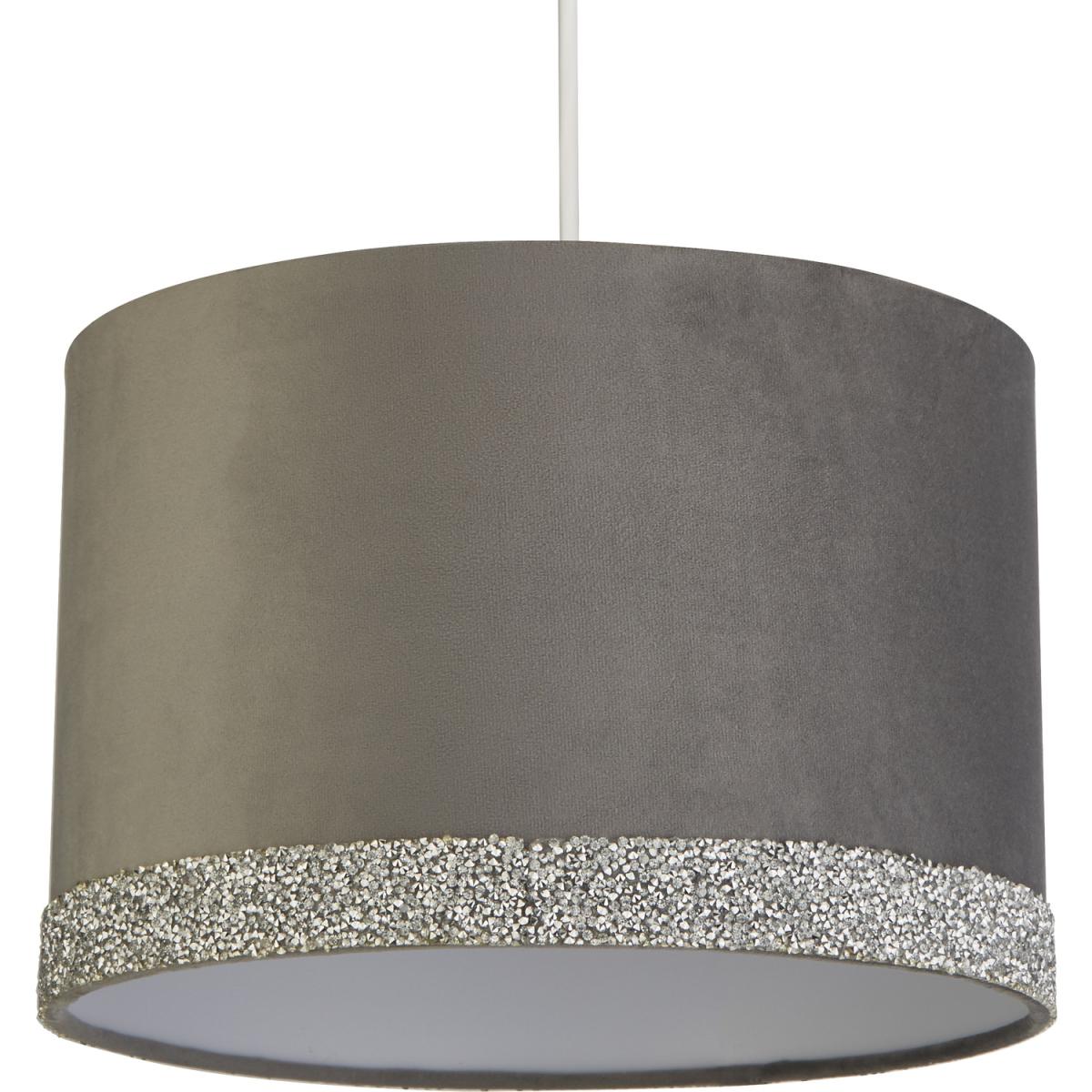 Velvet and Glitter band shade - Grey – image 2