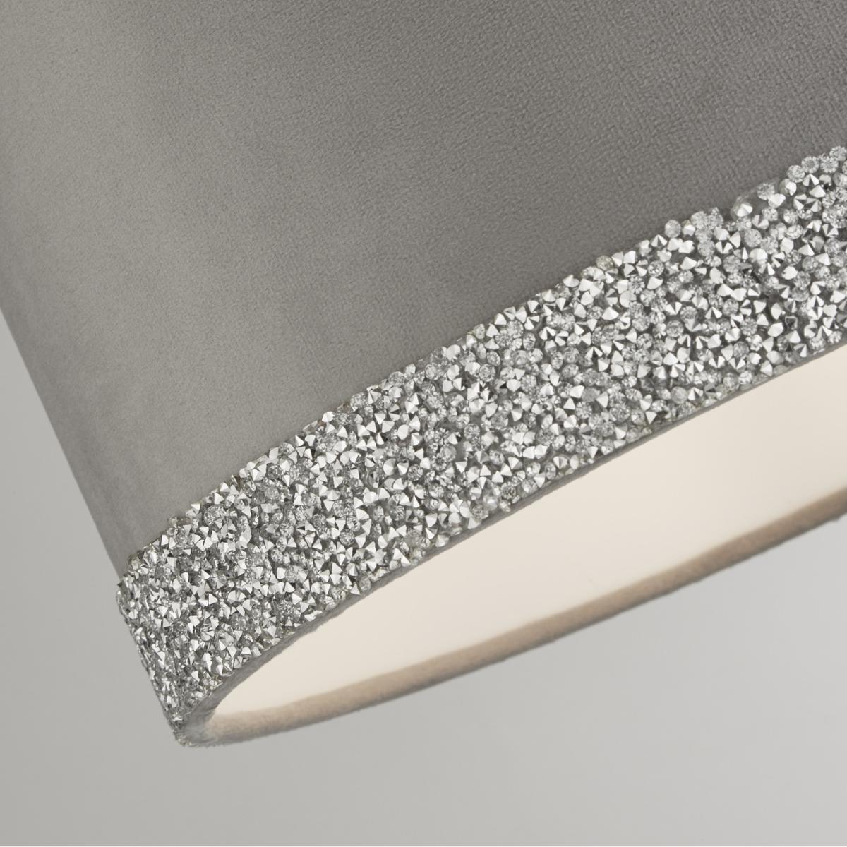 Velvet and Glitter band shade - Grey – image 3