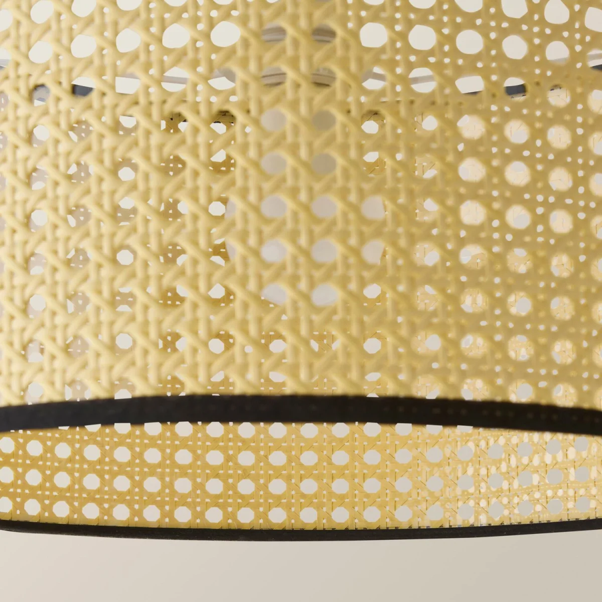 Reni Natural Wicker Cane Lampshade - Cream – image 6