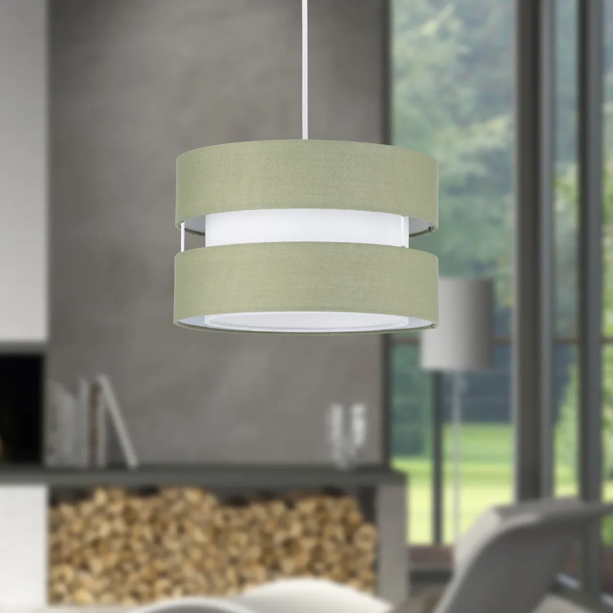 Benni Sage Green 26cm Pendant Shade - Sage Green – image 4