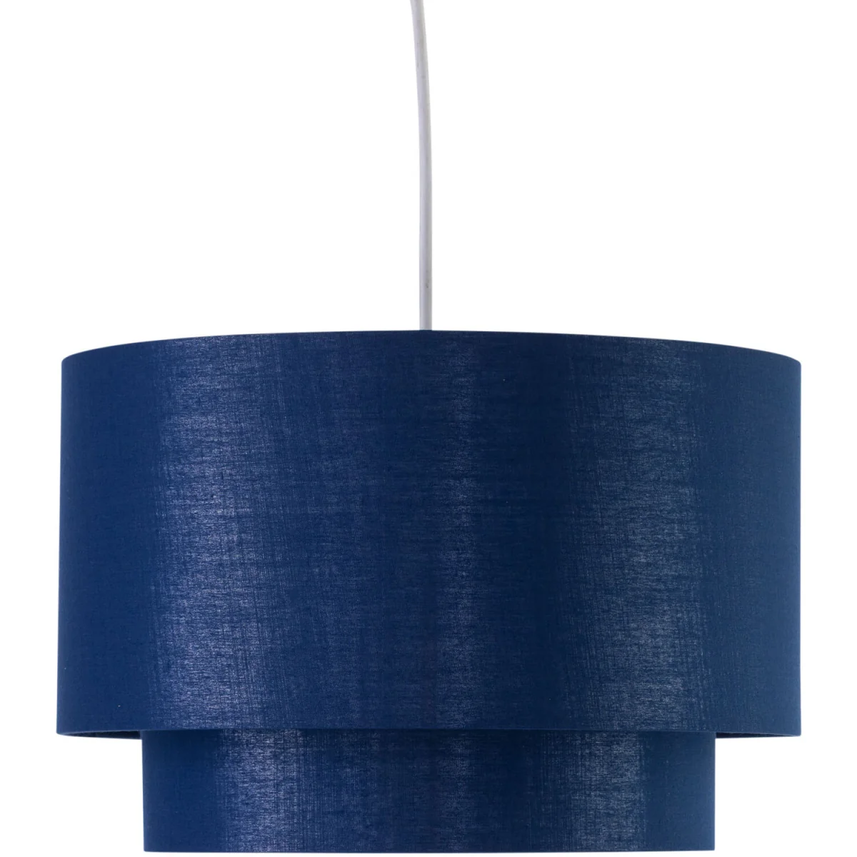 Kozy Navy Blue And Silver 30cm Pendant Shade - Blue – image 2