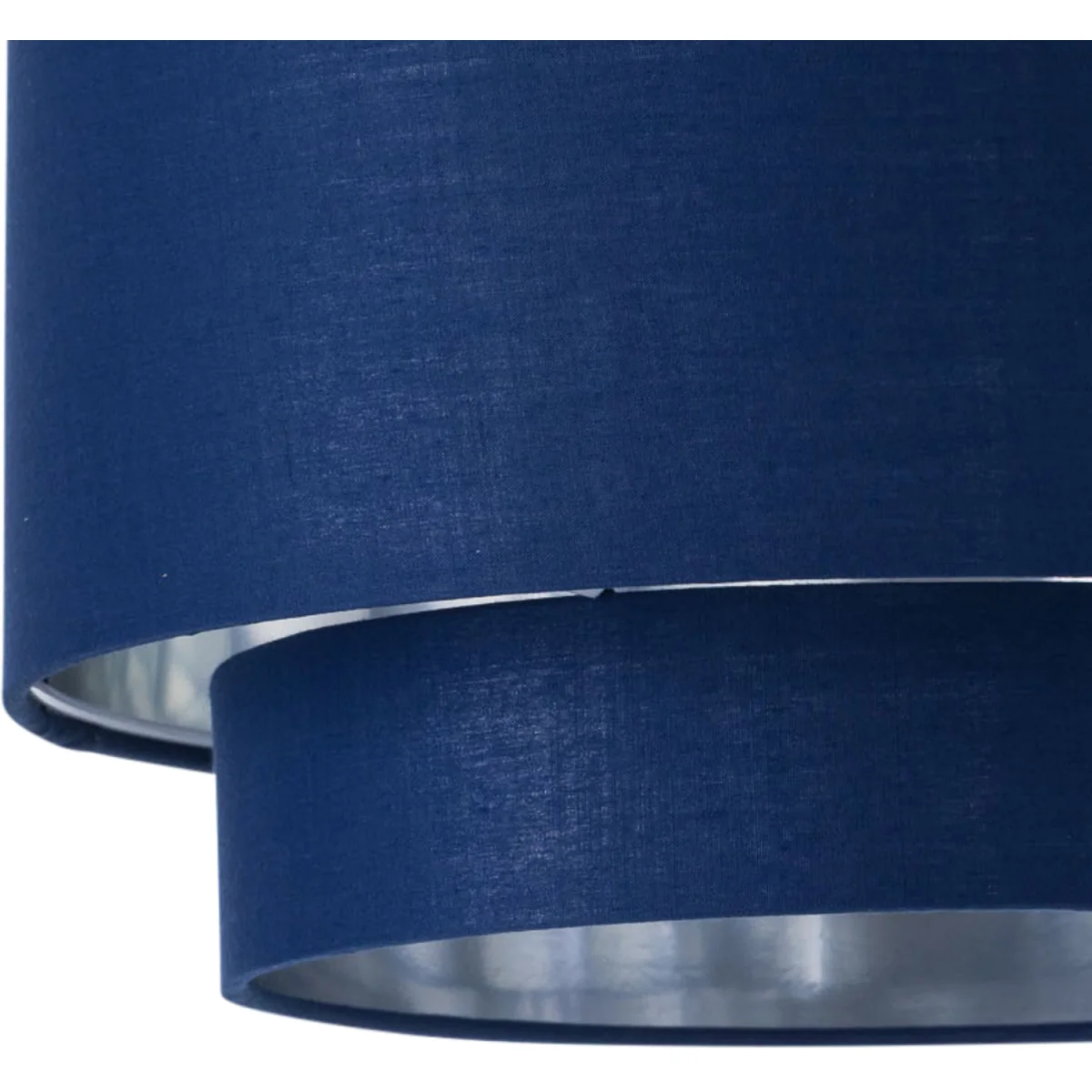 Kozy Navy Blue And Silver 30cm Pendant Shade - Blue – image 3