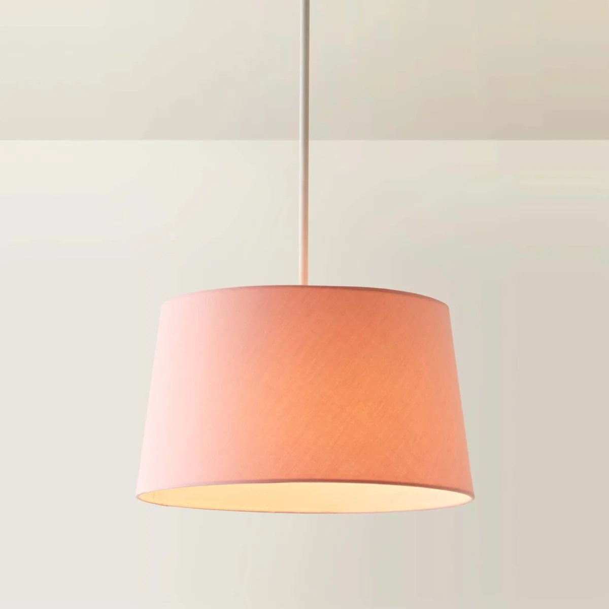 Aspen Medium Tapered Ceiling Lamp Shade - Blush Pink – image 4