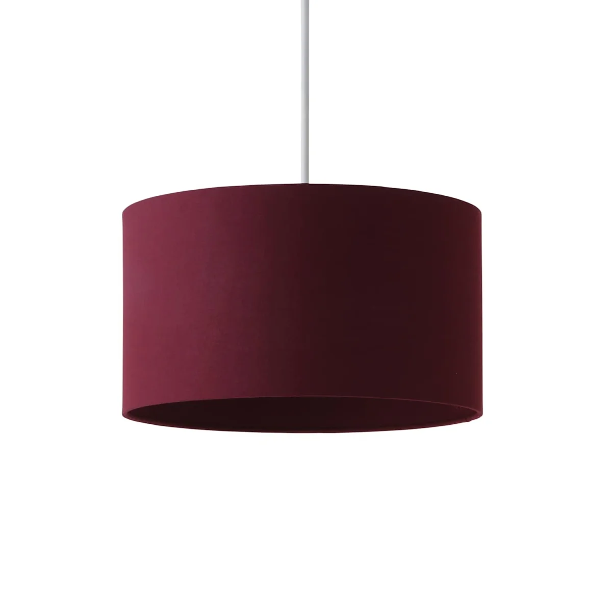 Reni Fabric Drum Ceiling Lamp Shade - Plum / Plastic / 35cm / 0.34kg – image 7