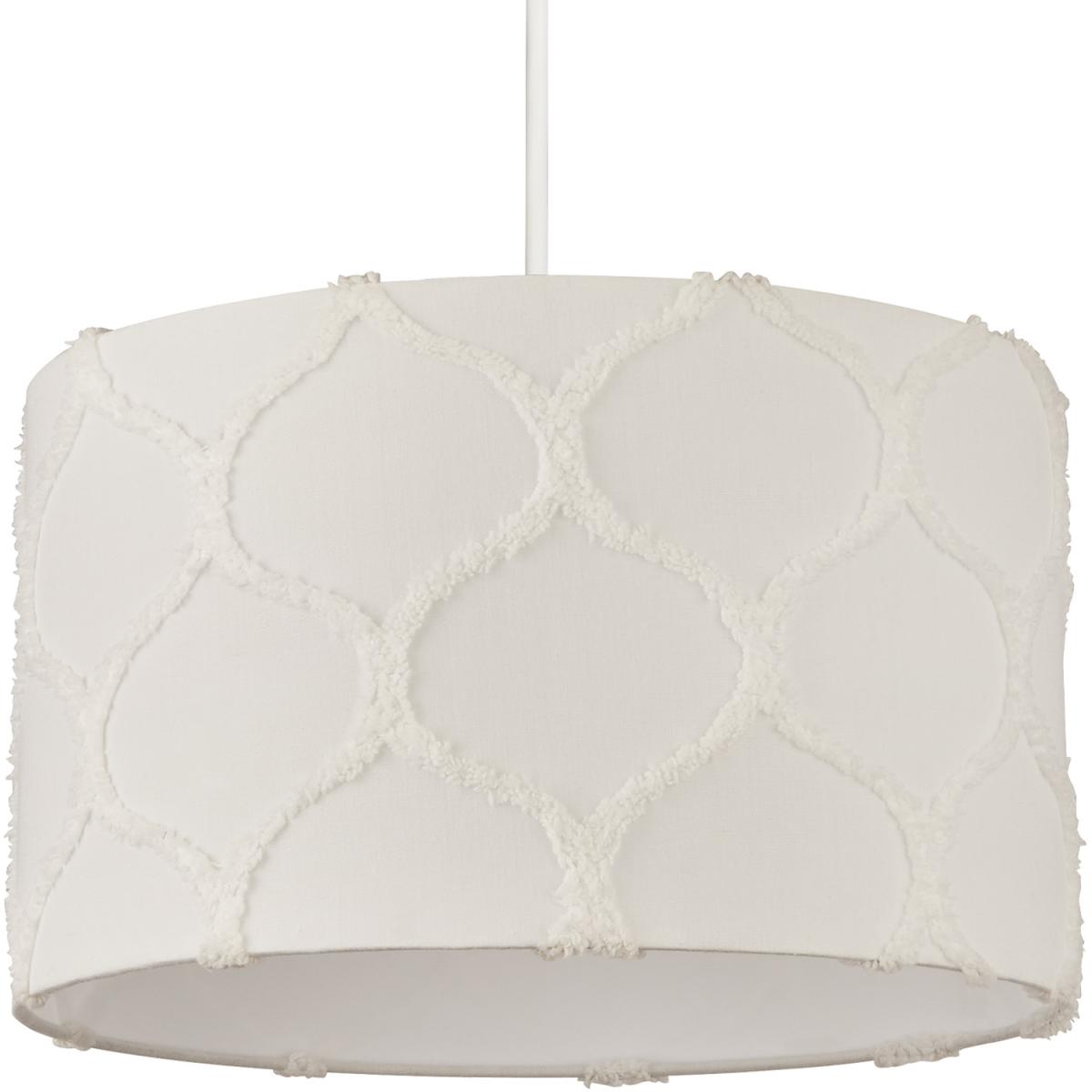 Fabric Textured Shade  - White – image 2