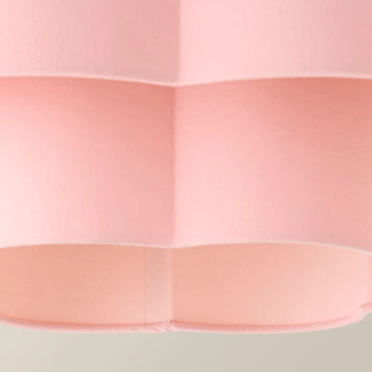 Nora 2 Tier Pink Linen Scallop Shade - Pink – image 7