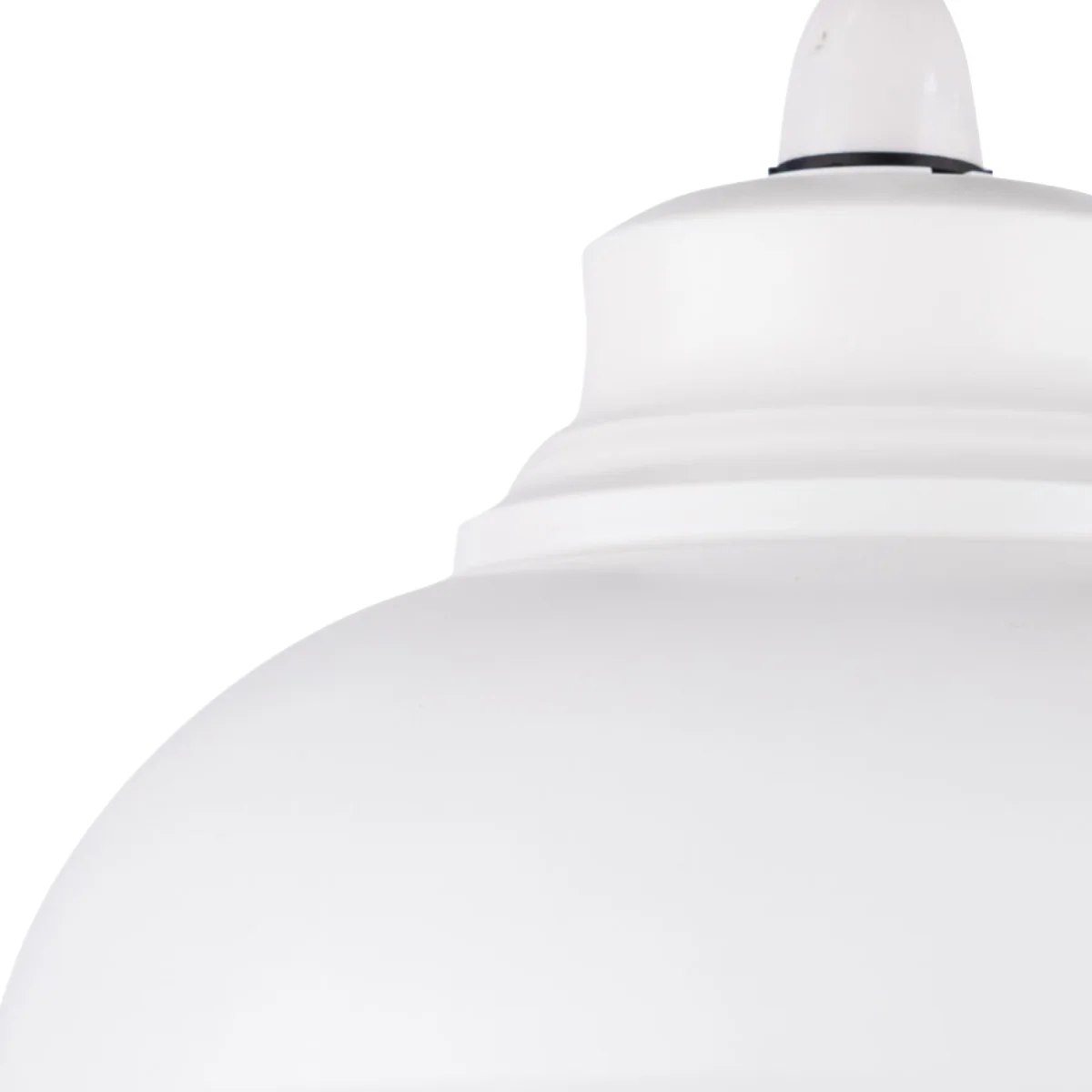 Dome Easy Fit Metal Pendant Shade - White Paint – image 2