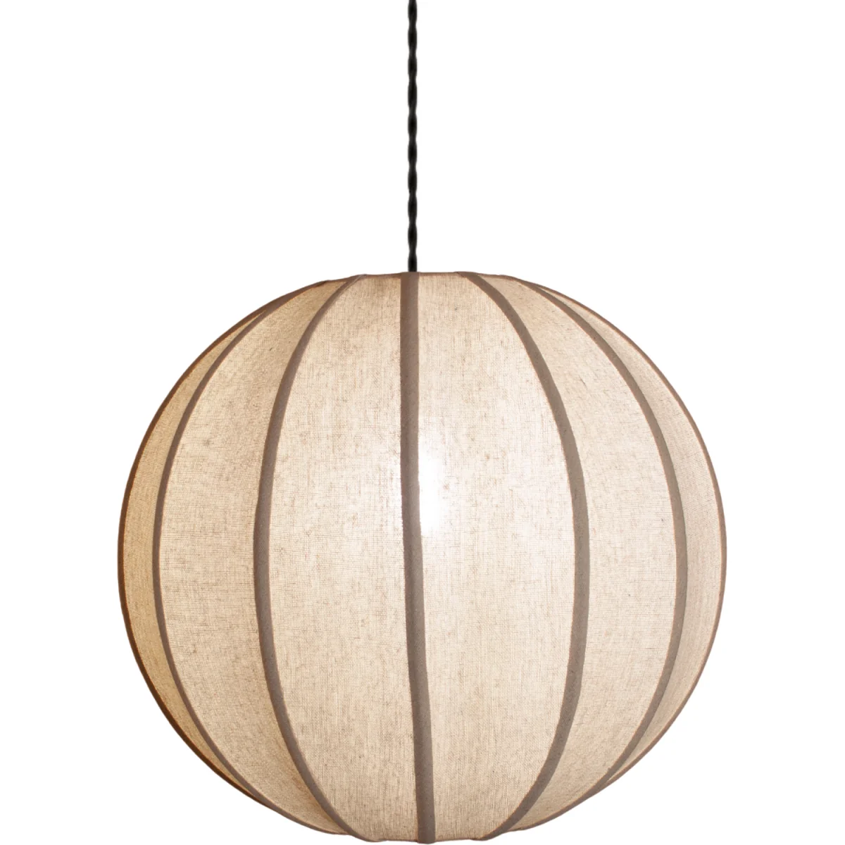 CGC Anica Stretched Oatmeal Linen Lampshade Ø35 x H32 cm - Oatmeal – image 2