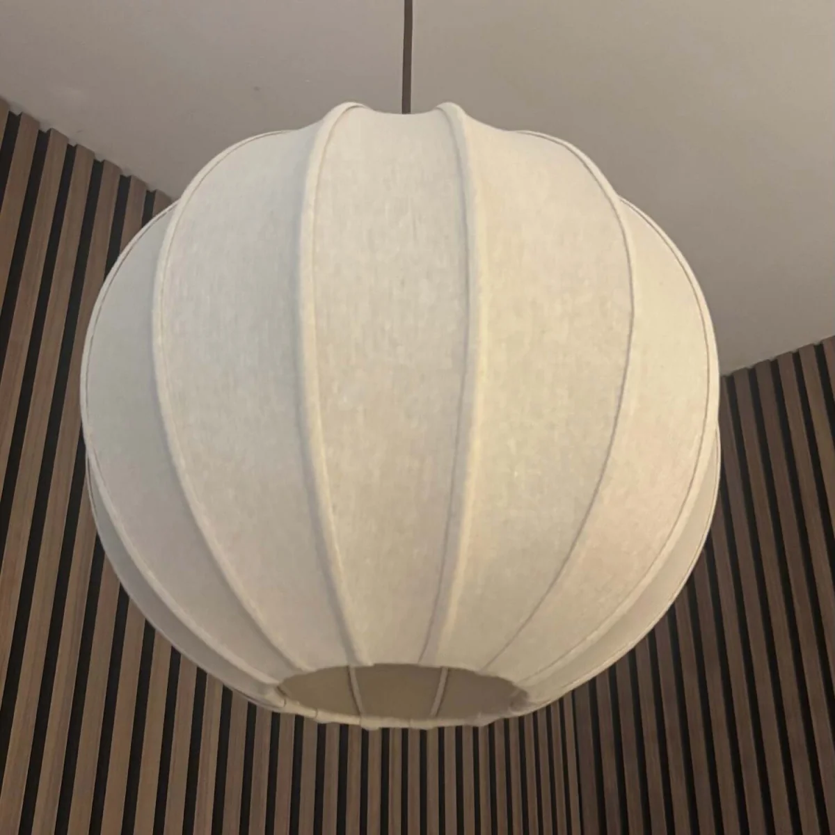 CGC Anica Stretched Oatmeal Linen Lampshade Ø35 x H32 cm - Oatmeal – image 4