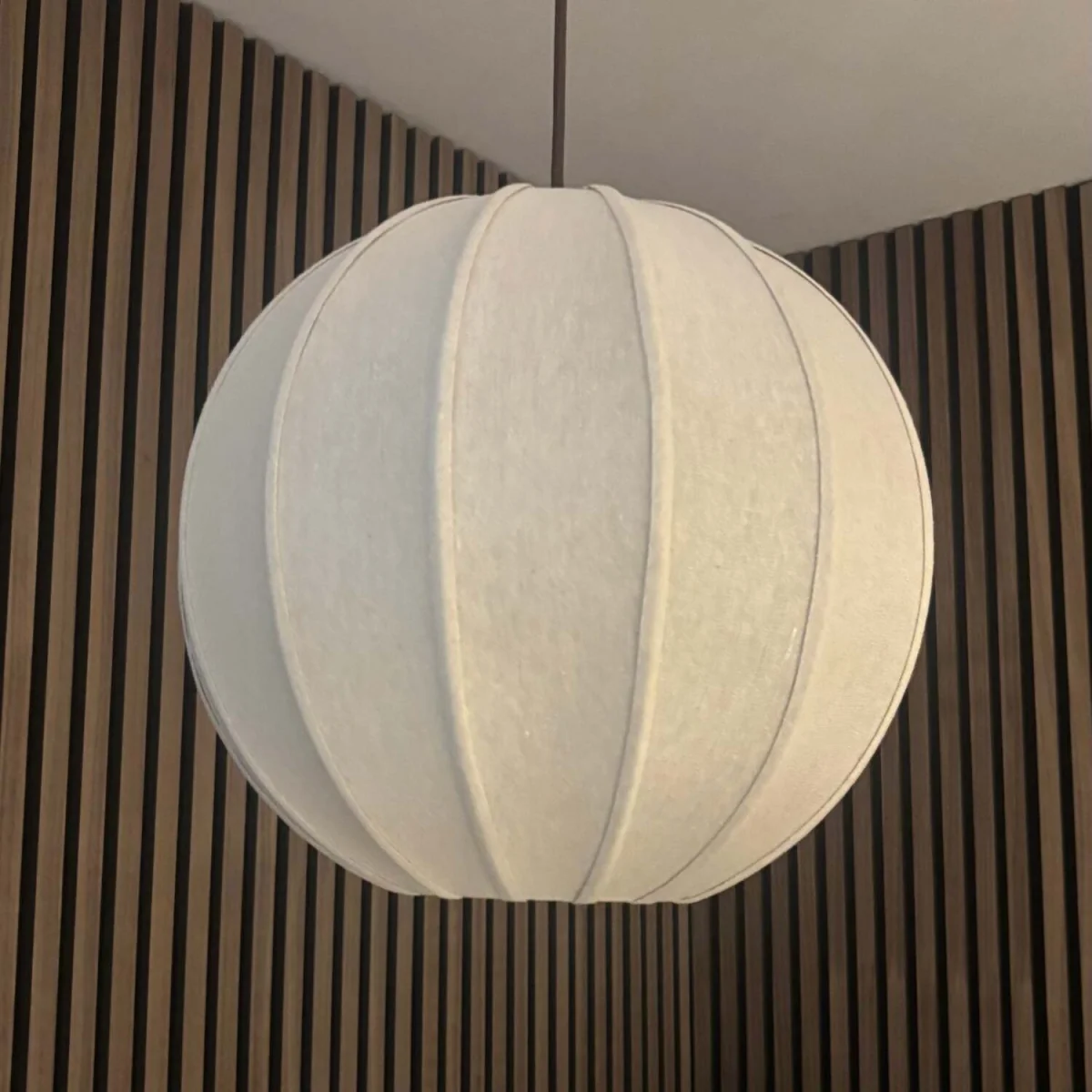 CGC Anica Stretched Oatmeal Linen Lampshade Ø35 x H32 cm - Oatmeal – image 5