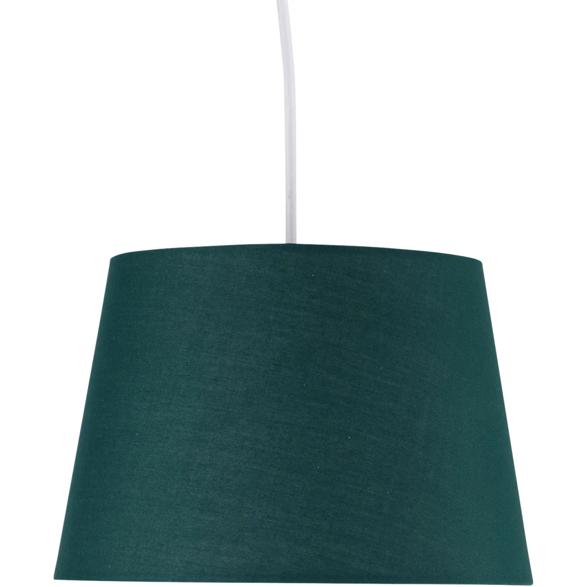 Taper Easy Fit Fabric Pendant Shade - Dark Green Cotton – image 3