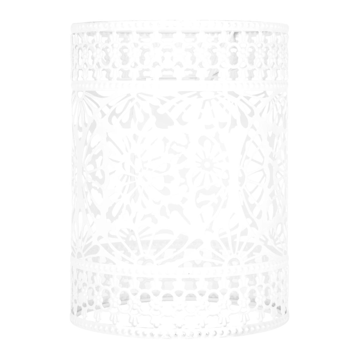 Art Deco White Cut Out Pendant - White – image 2