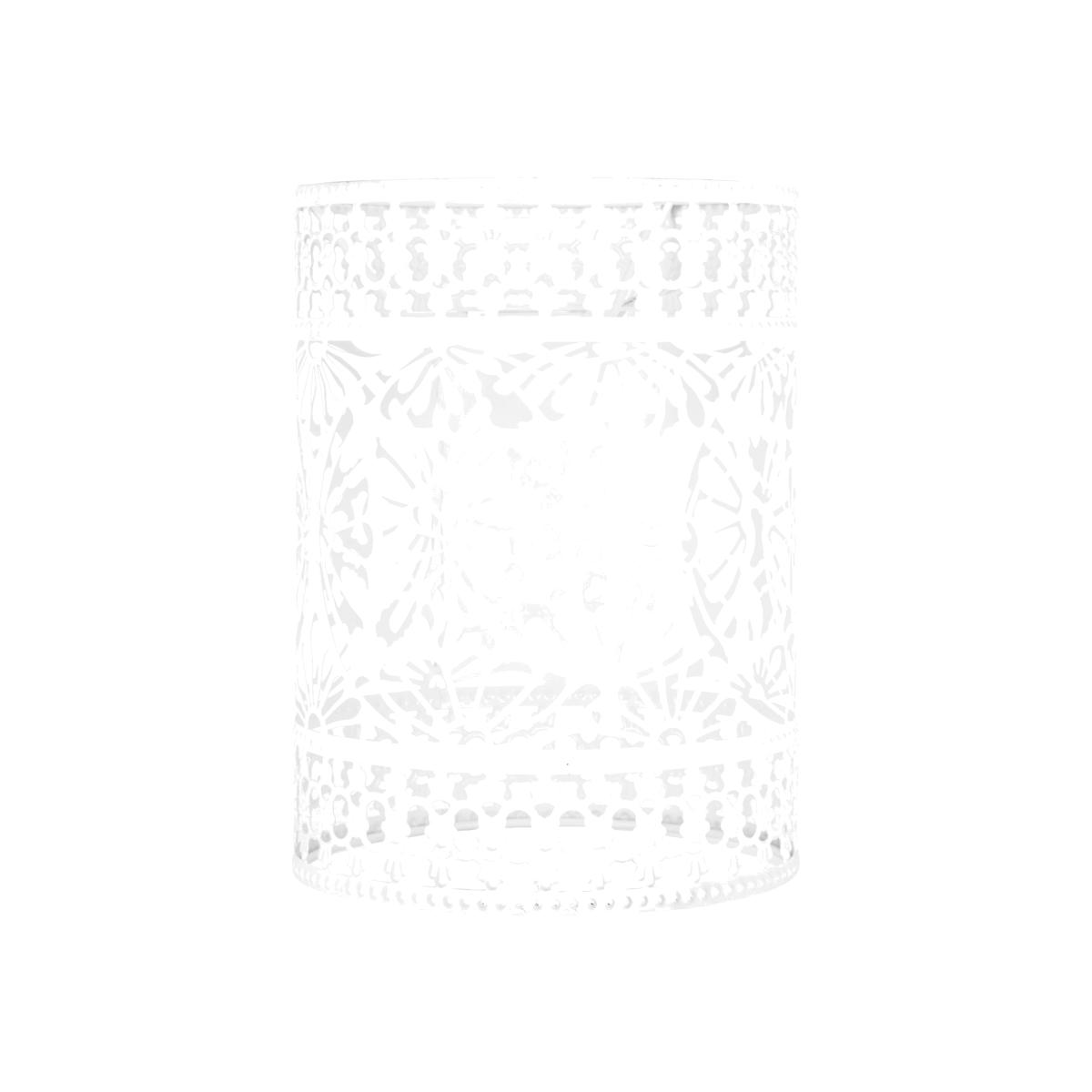 Art Deco White Cut Out Pendant - White – image 1