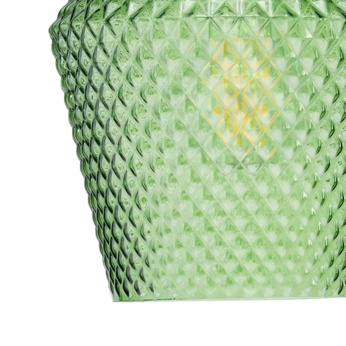 Porter Green Textured Glass Easy Fit Pendant Shade - Green – image 2