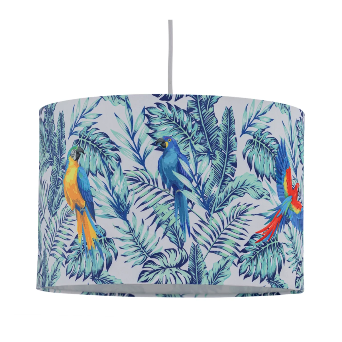 Parrot Easy Fit Fabric Pendant Shade - Parrot Velvet Digital Print – image 2