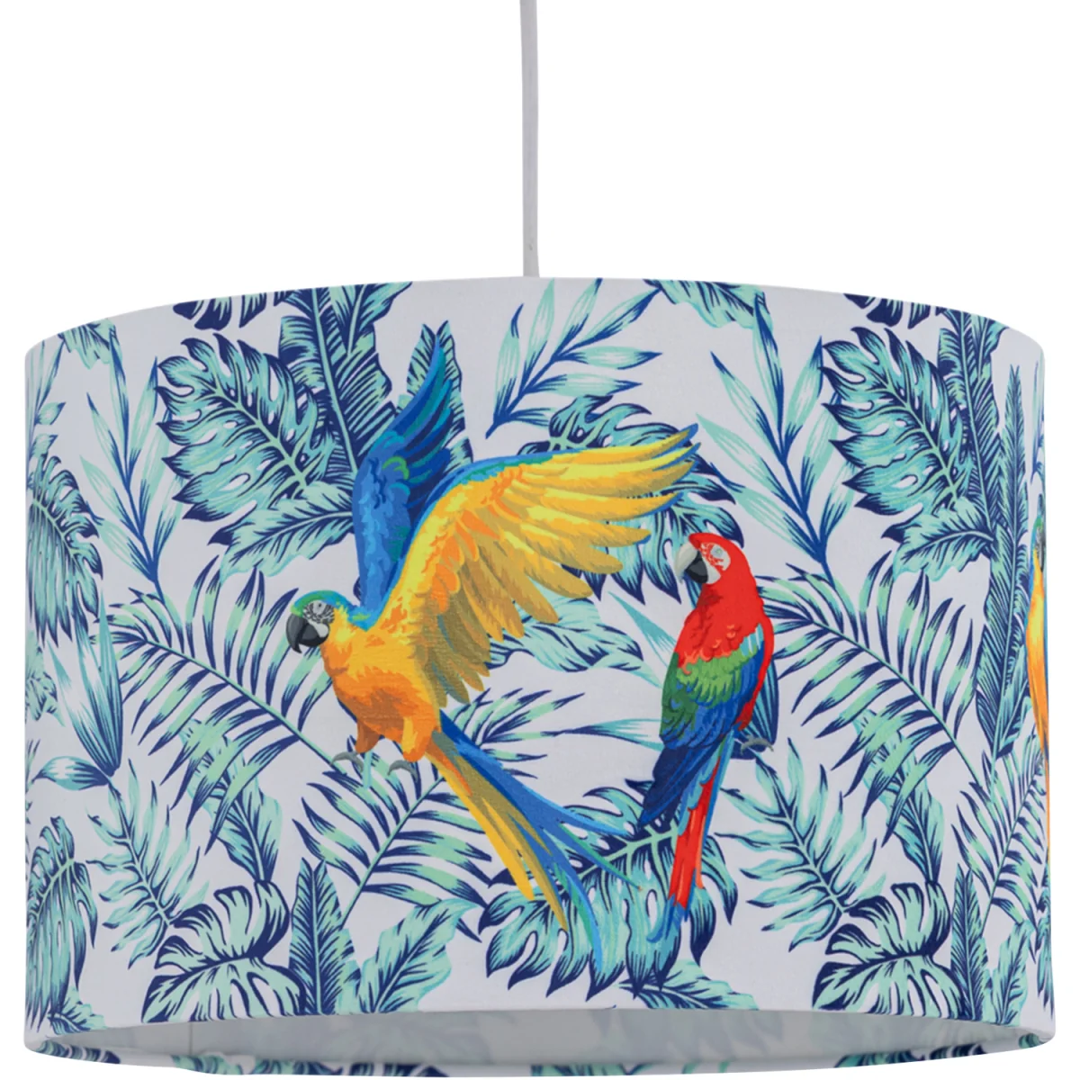 Parrot Easy Fit Fabric Pendant Shade - Parrot Velvet Digital Print – image 3