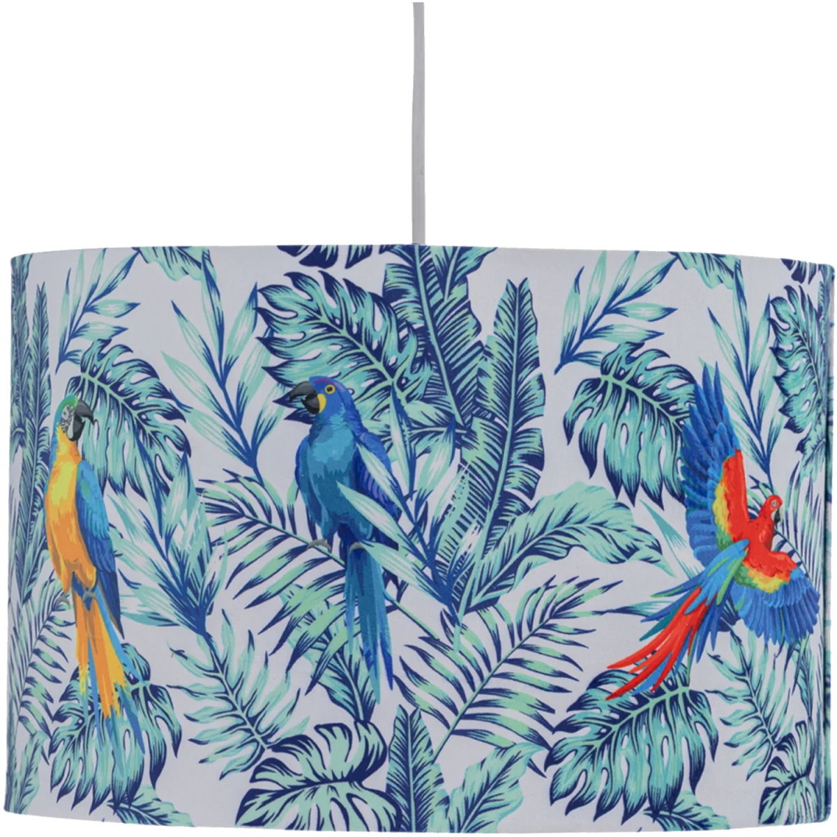 Parrot Easy Fit Fabric Pendant Shade - Parrot Velvet Digital Print – image 4