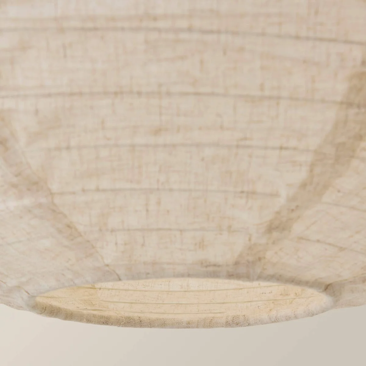 Etta Natural Linen XL Globe Lamp Shade - Linen / No - Linen – image 3