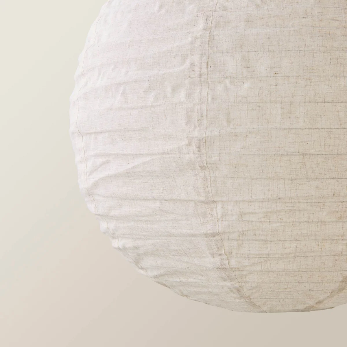 Etta Natural Linen XL Globe Lamp Shade - Linen / No - Linen – image 5