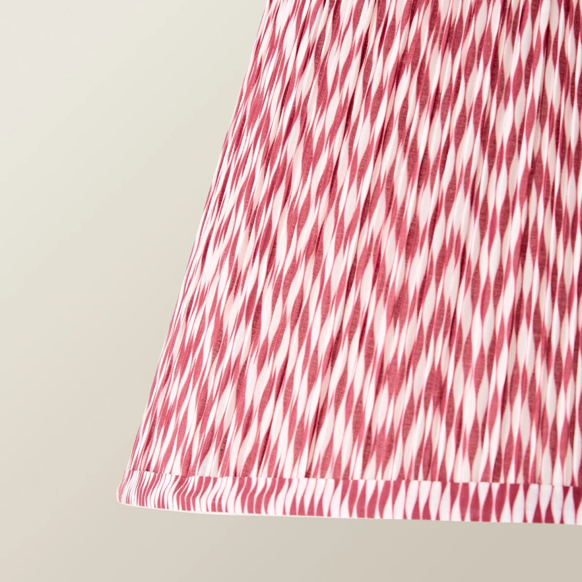 Saffira Large Pleated Chevron Taper Shade - Pink / No - Pink – image 7