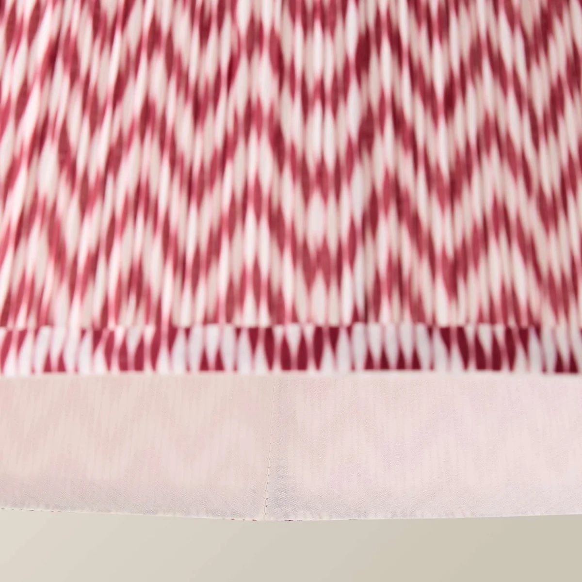 Saffira Large Pleated Chevron Taper Shade - Pink / No - Pink – image 1