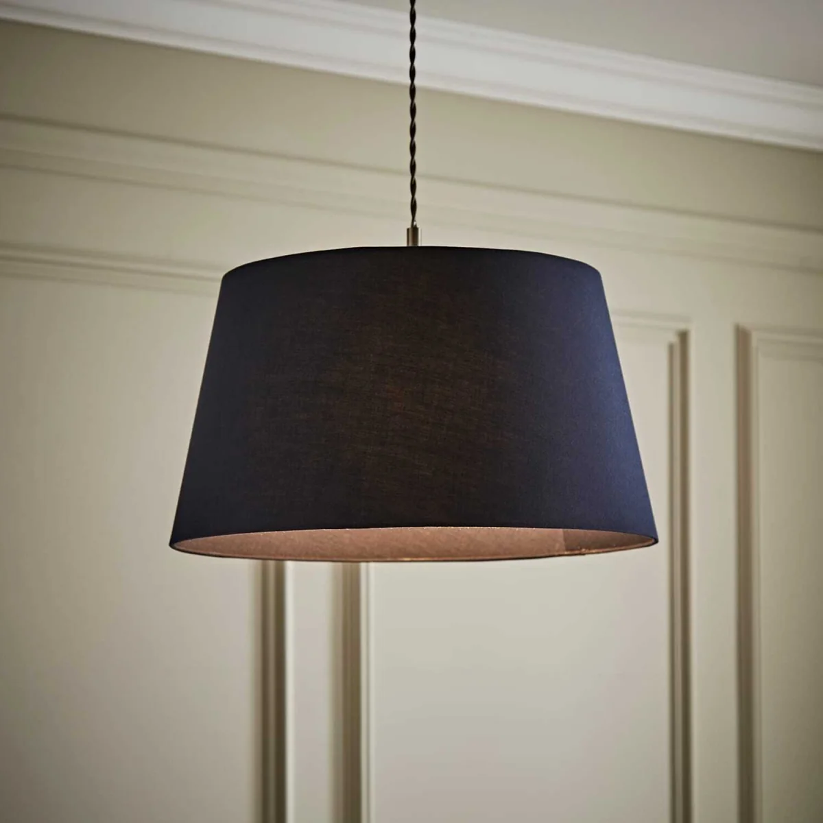 Aspen Large Tapered Ceiling Lamp Shade - Navy Blue – image 3