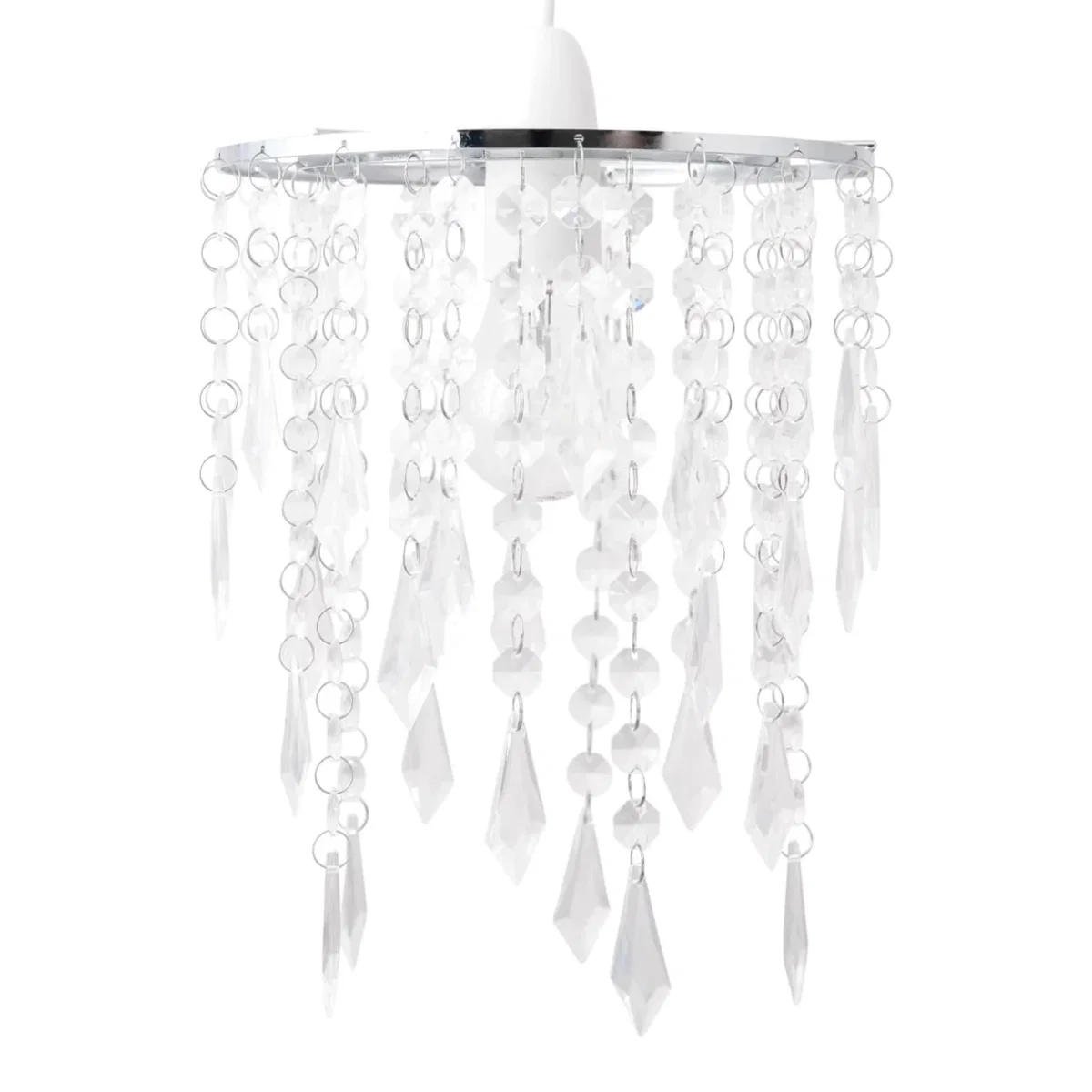 Chrome & Clear Jewels Light Shade - Chrome & Clear – image 2