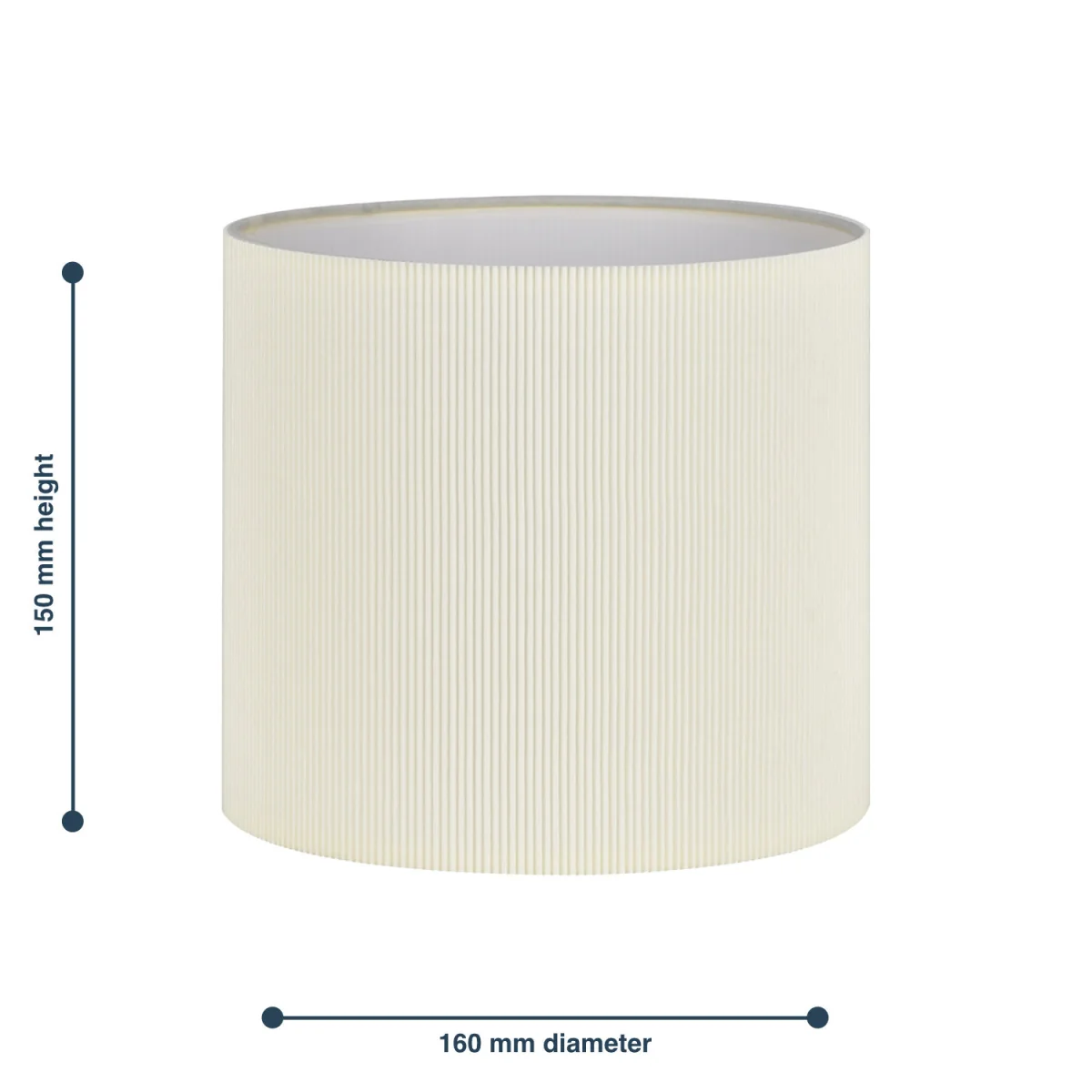 Micropleat Fabric Shade - White Pleated Cotton – image 6