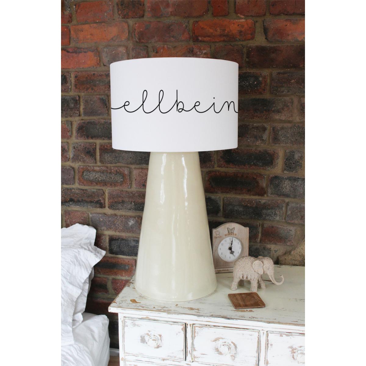 Text Wellbeing Designer Lamp  Ceiling Stylish Shade - White / 25cm – image 4