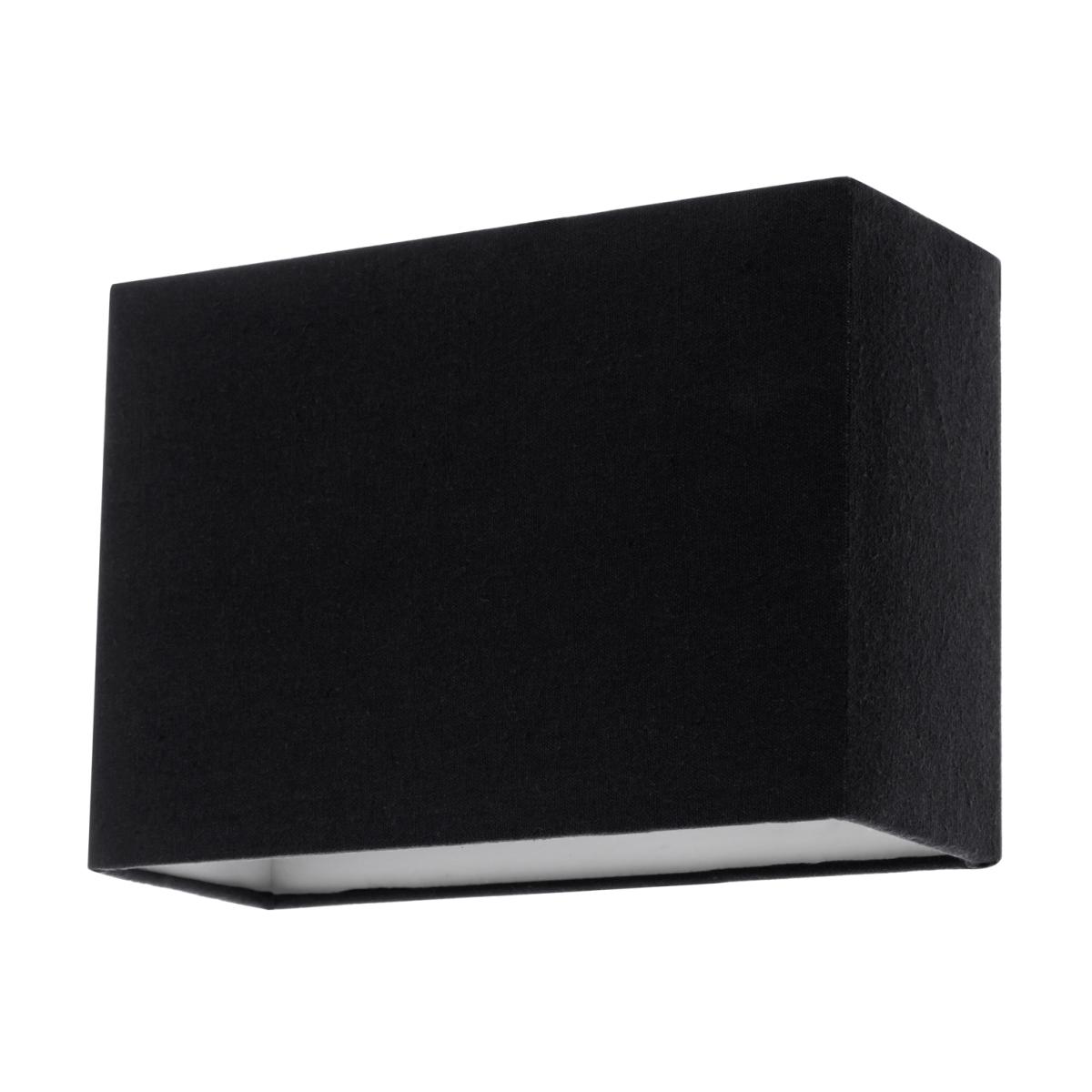 Rectangular Easy-Fit Ceiling Light Shade - Black