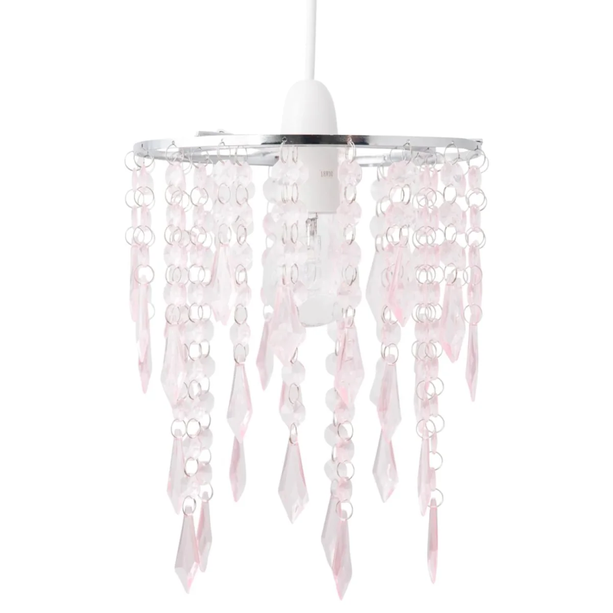 Chrome & Pink Jewels Light Shade - Chrome & Pink – image 2