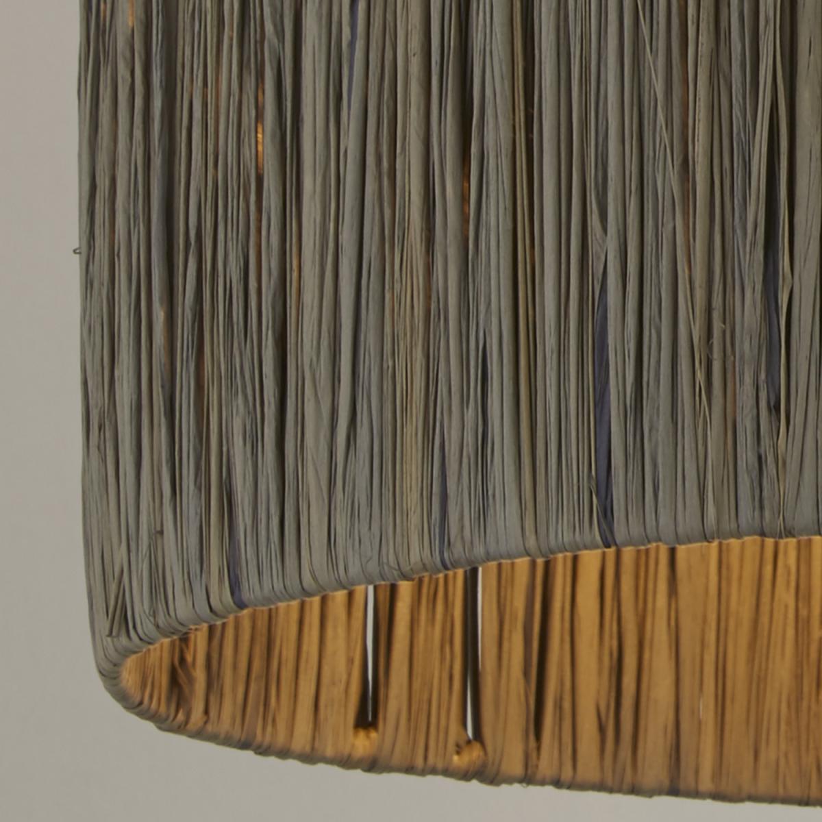 Dark Grey Raffia Shade  - Grey – image 3