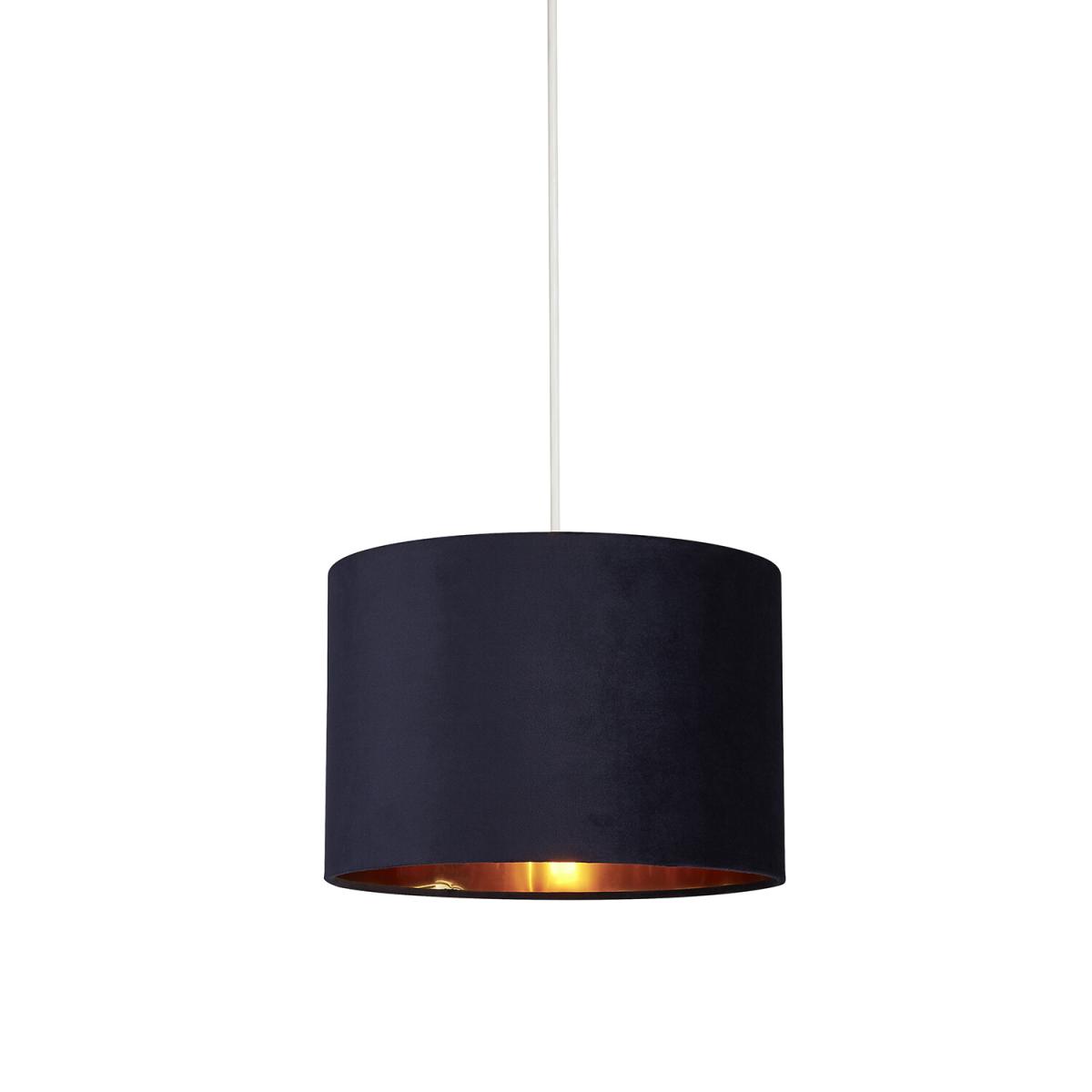 Velvet & Metallic Inner Easifit Shade - Navy & Gold – image 2