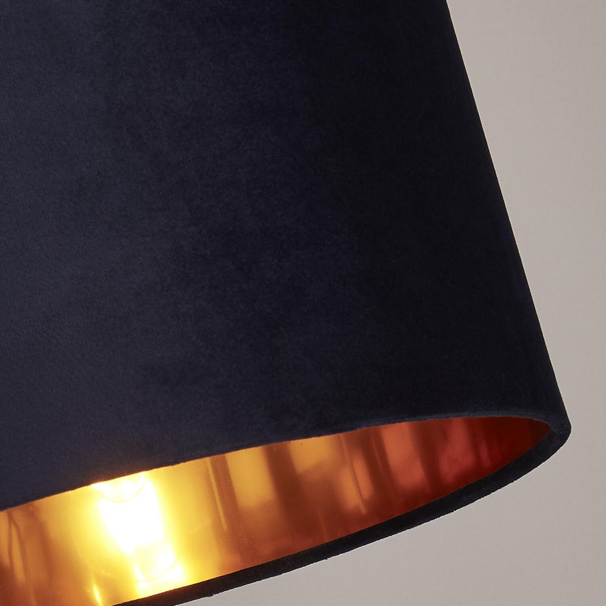 Velvet & Metallic Inner Easifit Shade - Navy & Gold – image 4