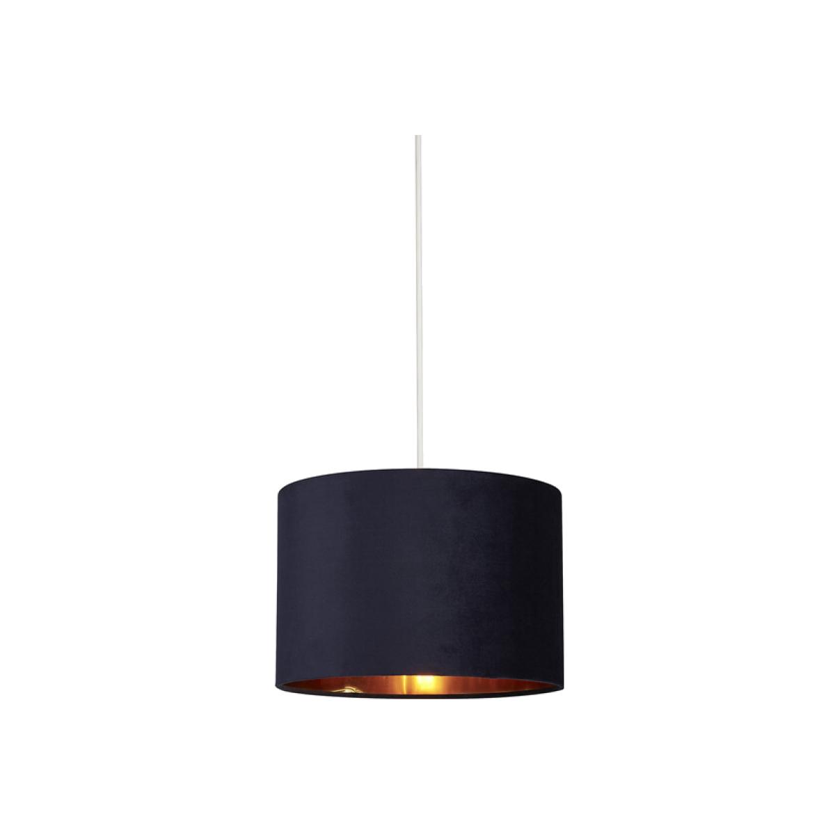 Velvet & Metallic Inner Easifit Shade - Navy & Gold – image 1