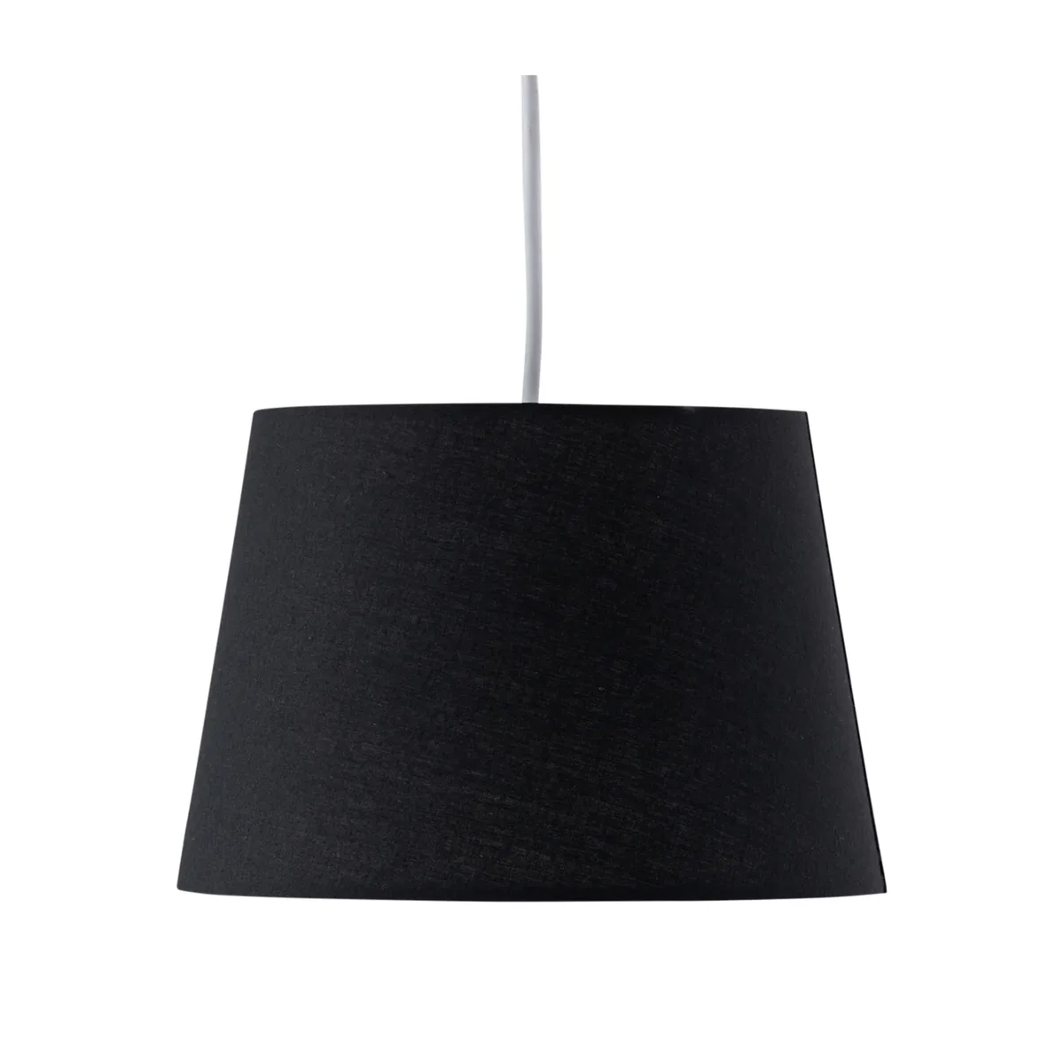 Black Cotton 23cm Tapered Cylinder Pendant Or Lamp Shade - Black – image 2